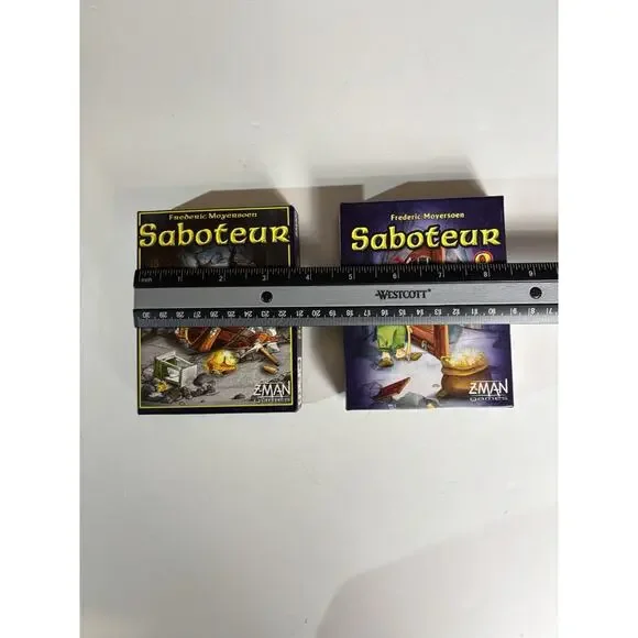 Lot Of Two Games - Saboteur And Saboteur 2 Complete Card Game Sets VG Condition - Picture 14 of 16